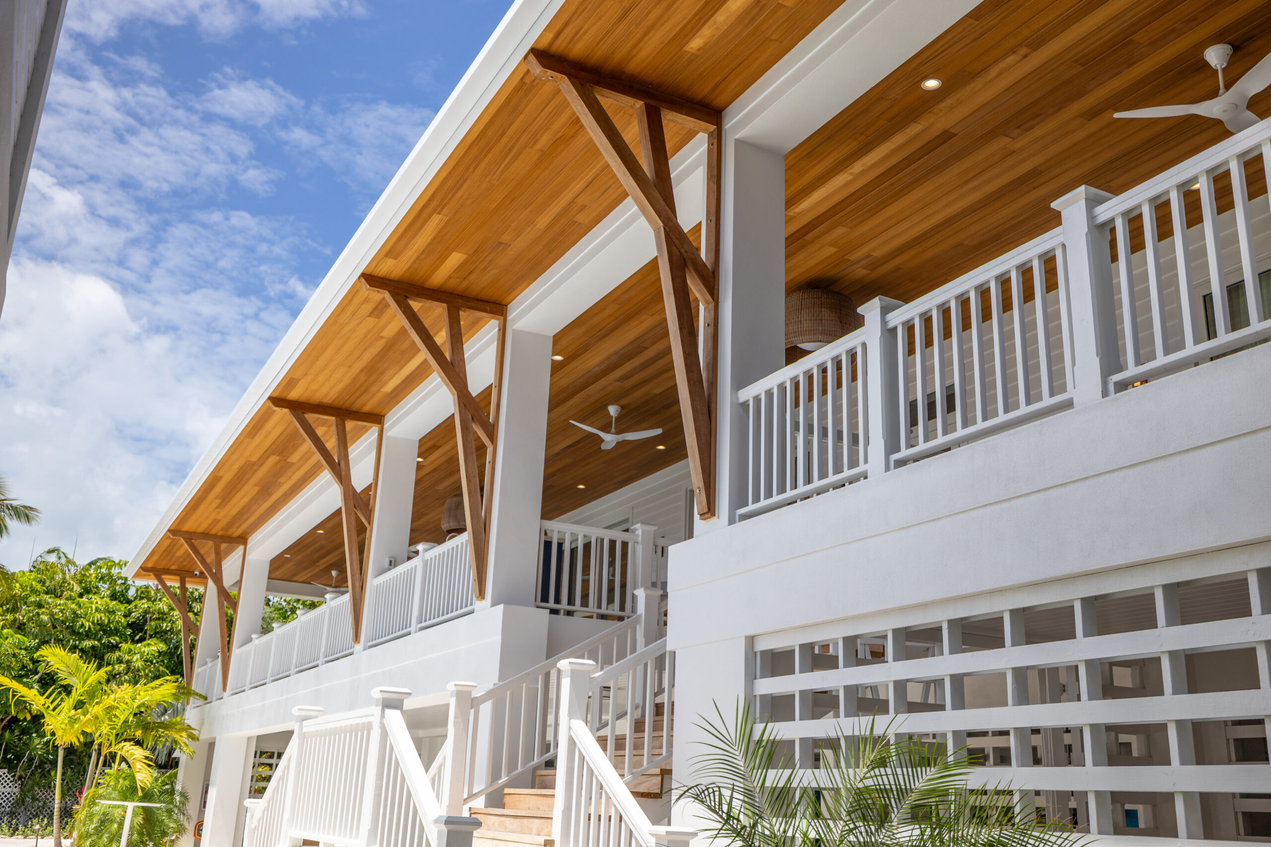 Maximo wood applied across a contemporary architectural exterior